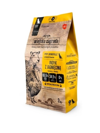 Karma sucha dla psa INDYK z JAGNIĘCINĄ 2kg