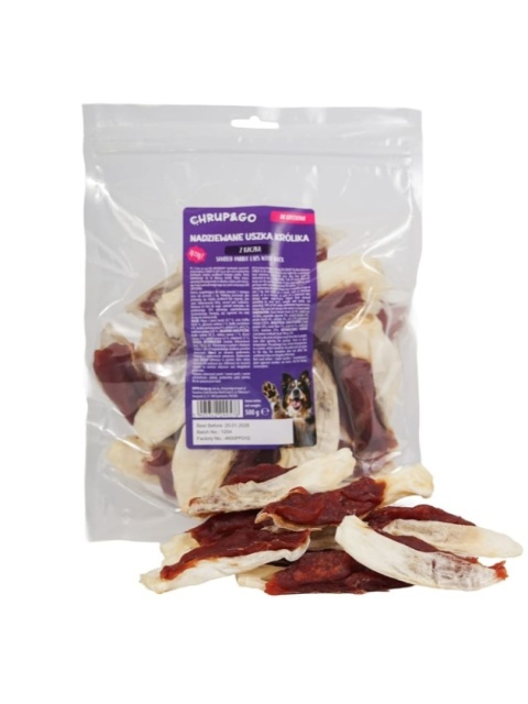 Nadziewane uszka królika-500g