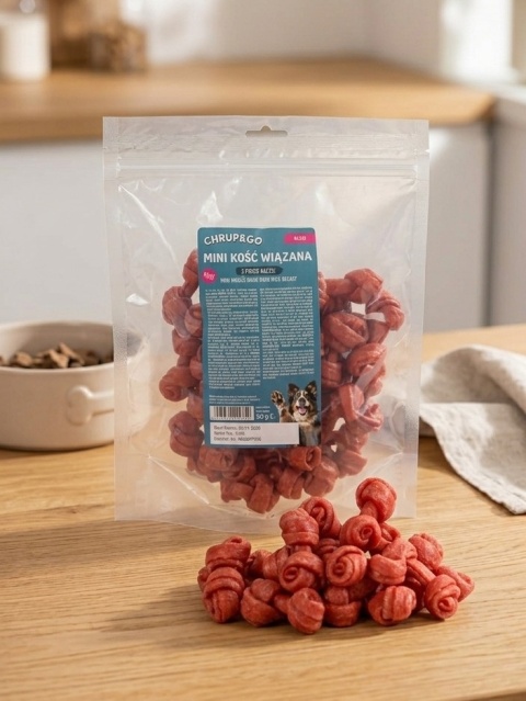 Mini kość wiązana z kaczką i jagnięciną-500g