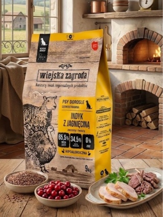 Karma sucha dla psa INDYK z JAGNIĘCINĄ 9kg
